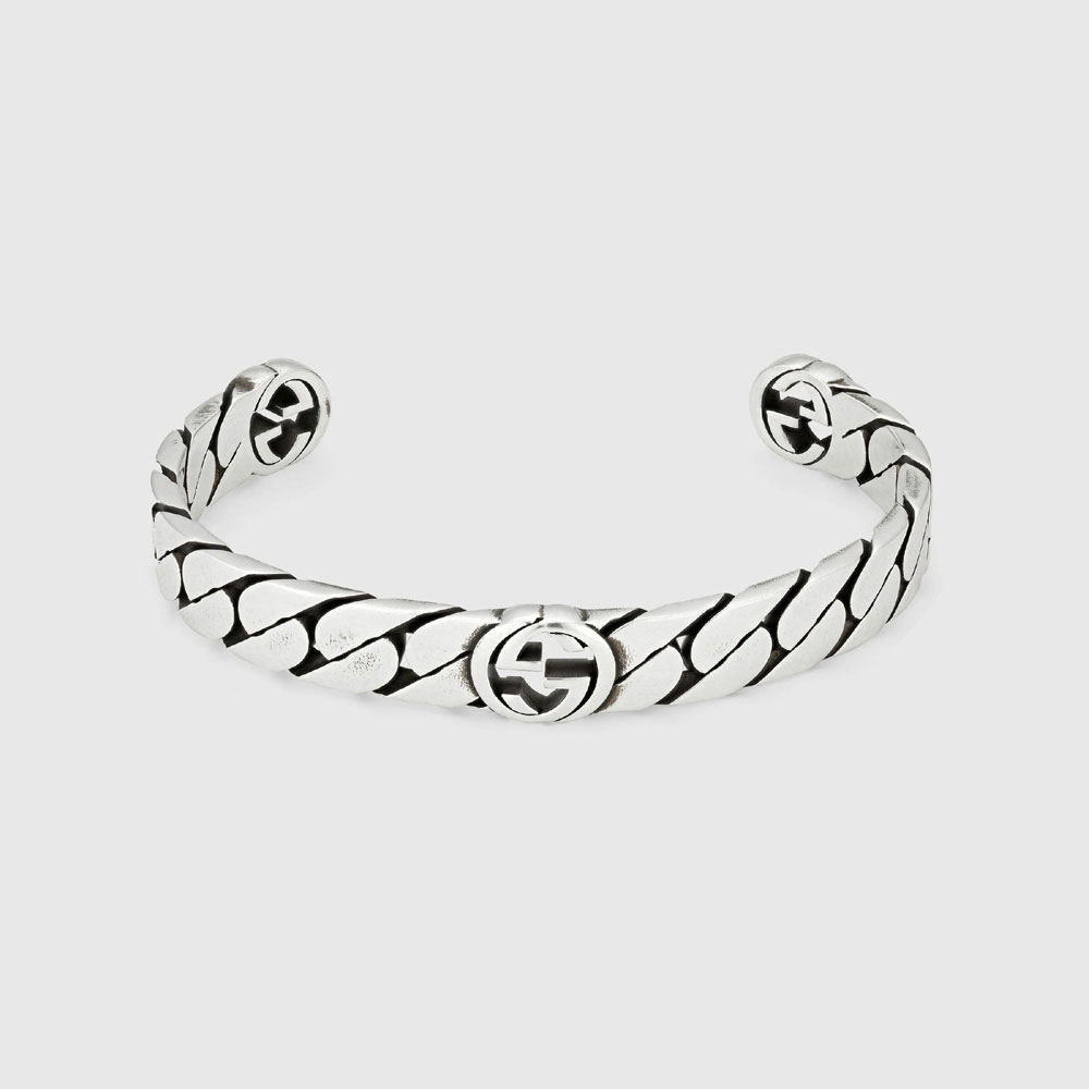 Gucci Wide Interlocking G bracelet 661528 J8400 0728: Image 1