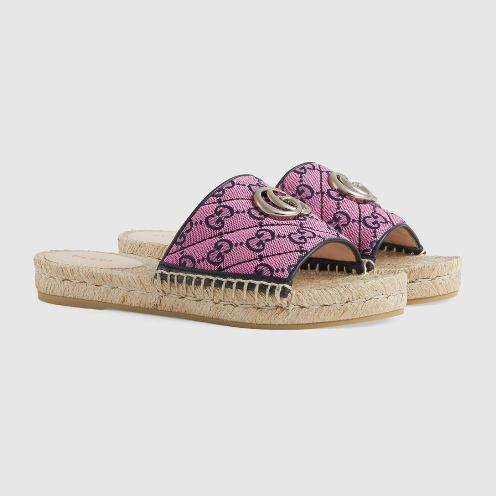 Gucci GG Multicolor espadrille sandal 663678 2UZO0 5292: Image 1