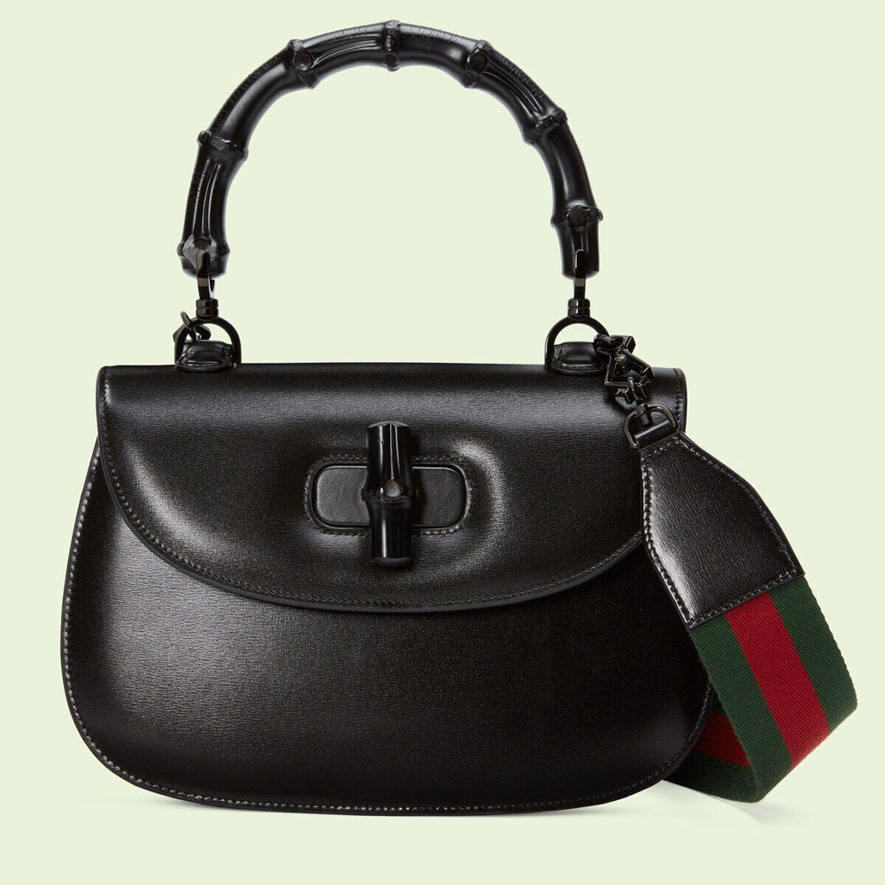 Gucci Bamboo 1947 medium top handle bag 672206 10ODP 1060: Image 1