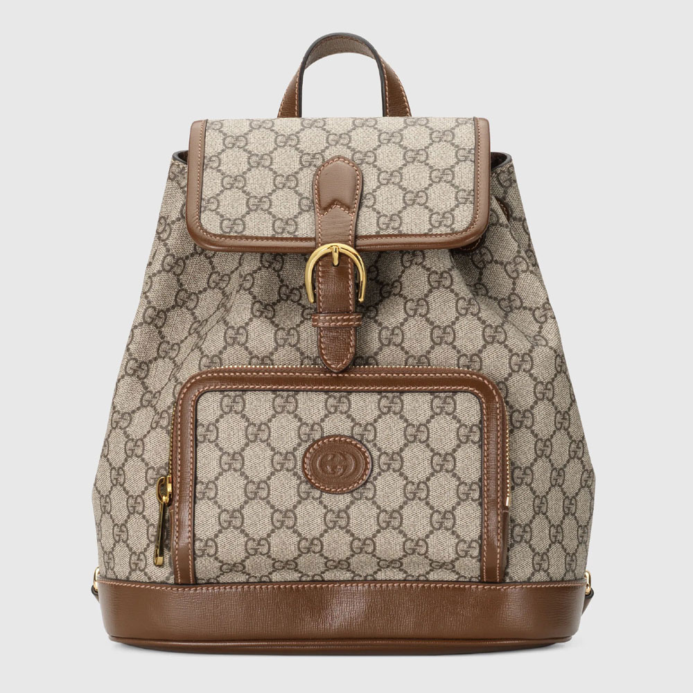 Gucci Backpack with Interlocking G 674147 92THG 8563: Image 1