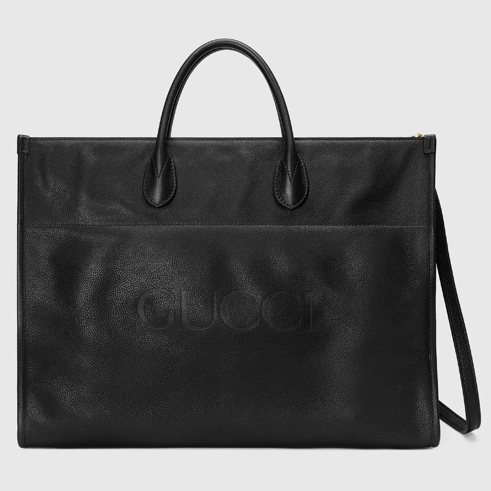 Large tote with Gucci logo 674837 0E8IG 1000: Image 1