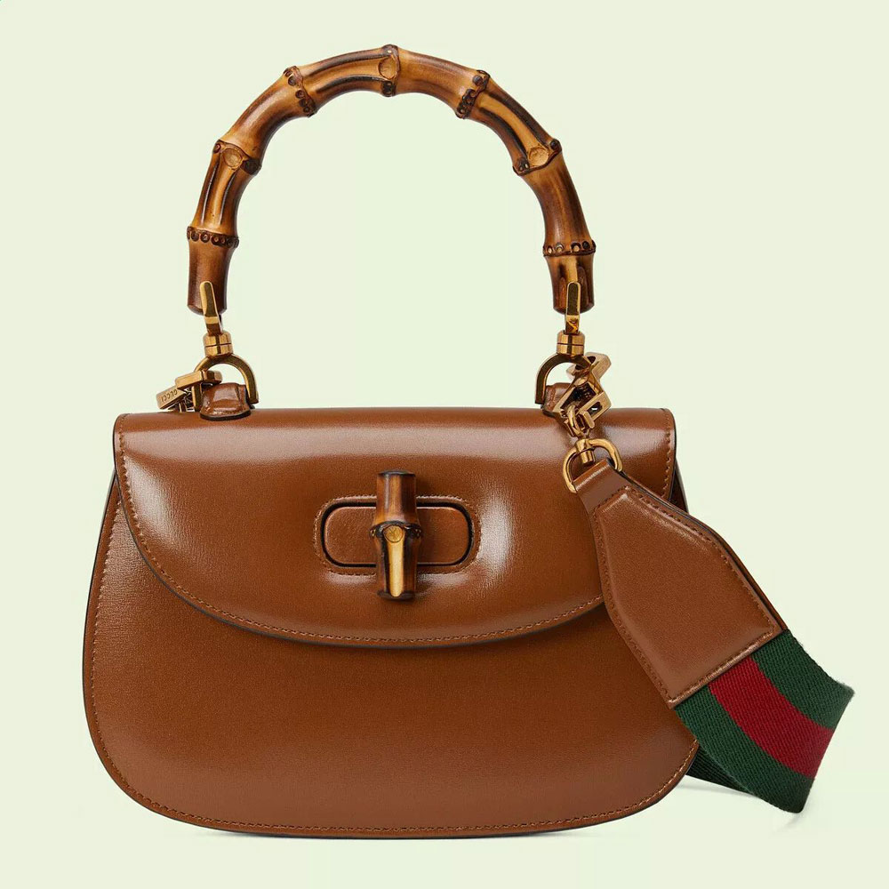 Gucci Bamboo 1947 small top handle bag 675797 10ODT 2579: Image 1