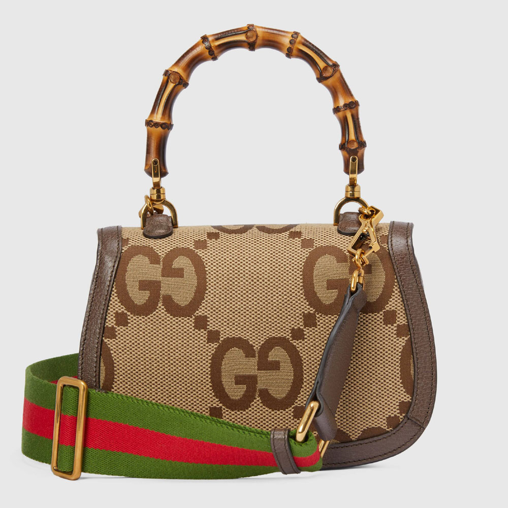 Gucci Small jumbo GG bag with bamboo 675797 UKMDT 2570: Image 3