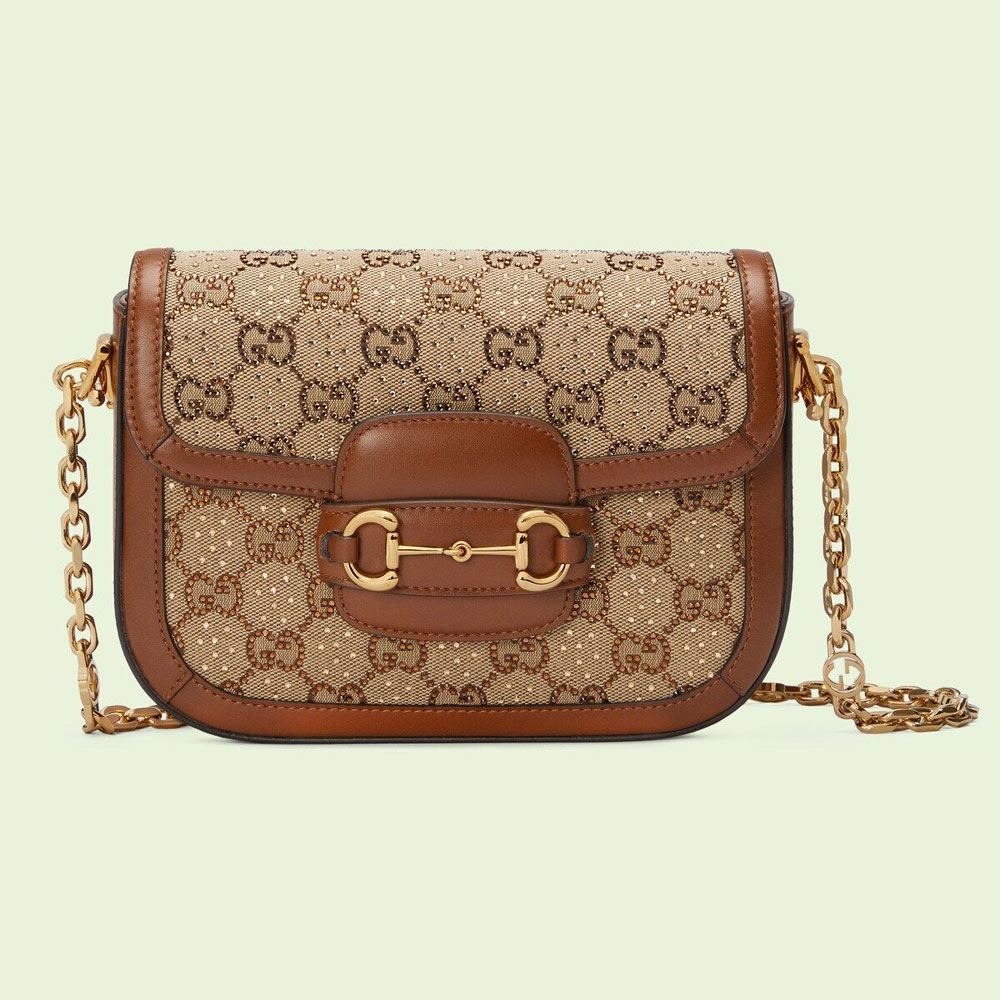 Gucci Horsebit 1955 GG mini bag 675801 21HRG 2687: Image 1