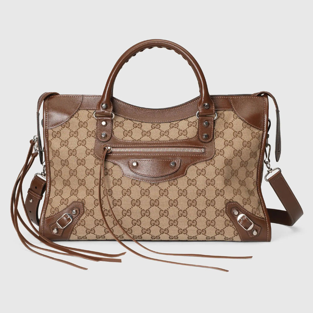 Gucci The Hacker Balenciaga medium Neo Classic bag 681695 2HKNN 8888: Image 1