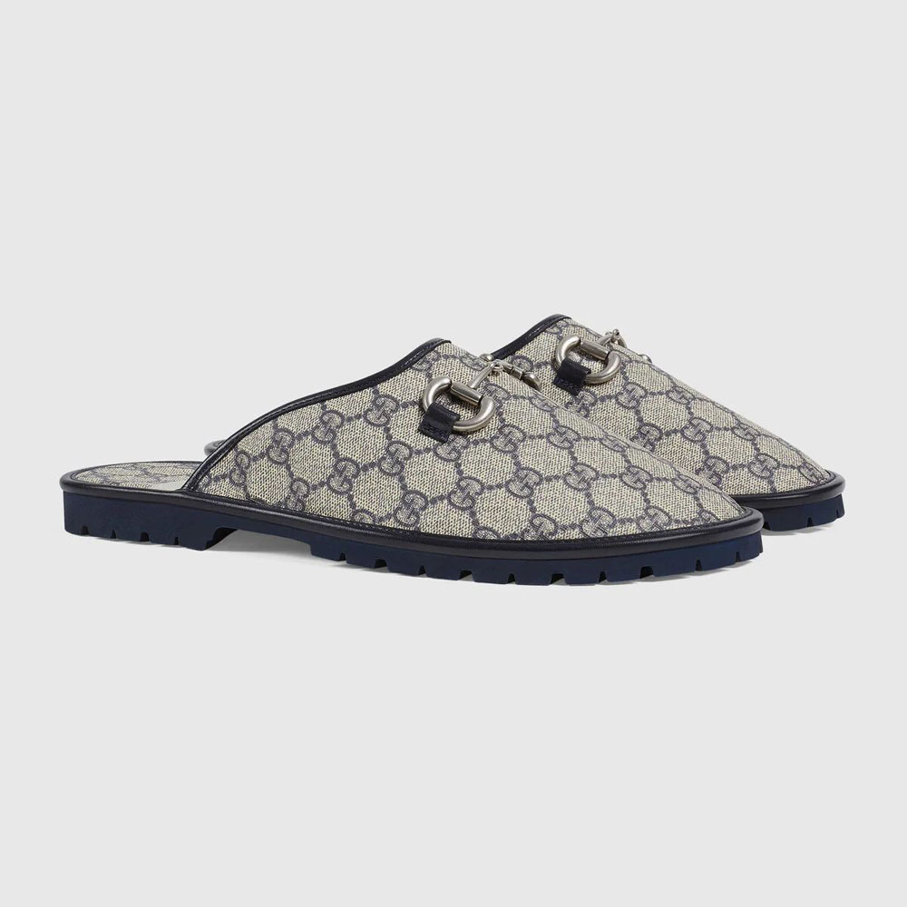 Gucci GG slipper with Horsebit 694249 96G60 4073: Image 1