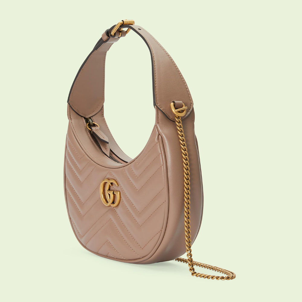 Gucci GG Marmont half-moon-shaped mini bag 699514 DTDHT 5729: Image 2