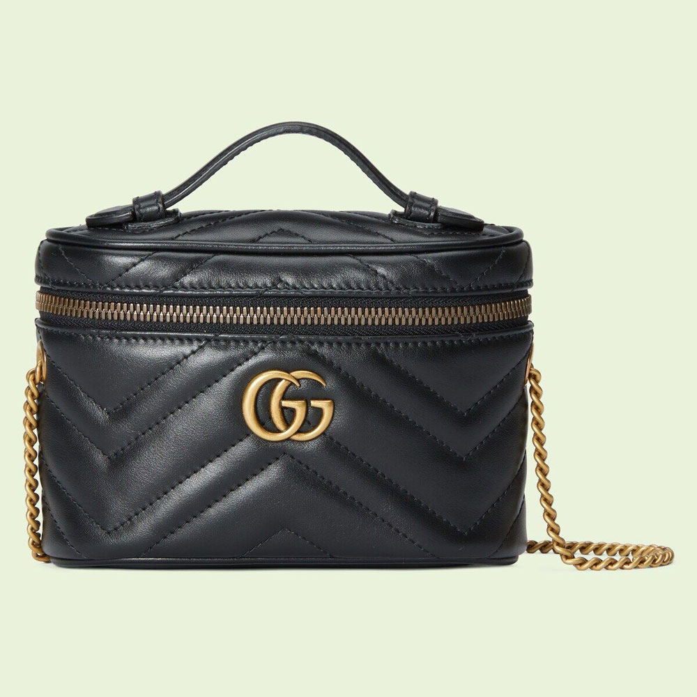 Gucci GG Marmont mini top handle bag 699515 DTDHT 1000: Image 1