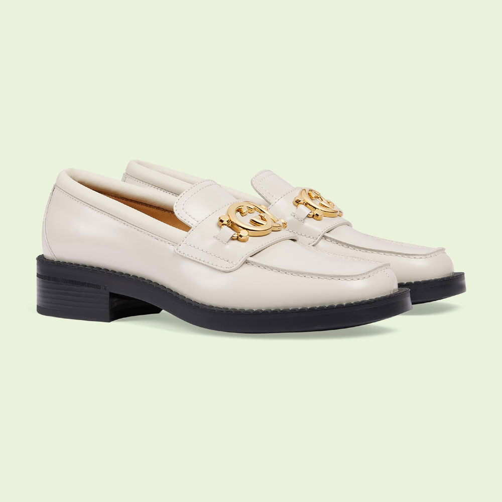 Gucci loafer with Interlocking G 701791 10R60 9022: Image 2