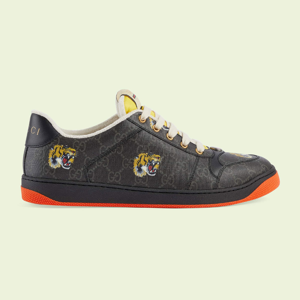 Gucci Screener sneaker tiger print 703151 UXV40 1098: Image 1