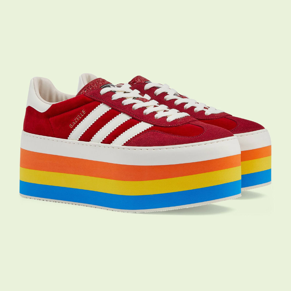 adidas x Gucci Womens Gazelle sneaker 707871 9STU0 6360: Image 1