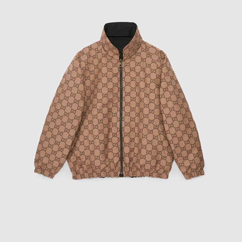 Gucci Reversible GG Canvas Jacket In Black 722511 ZALX2 1043: Image 1