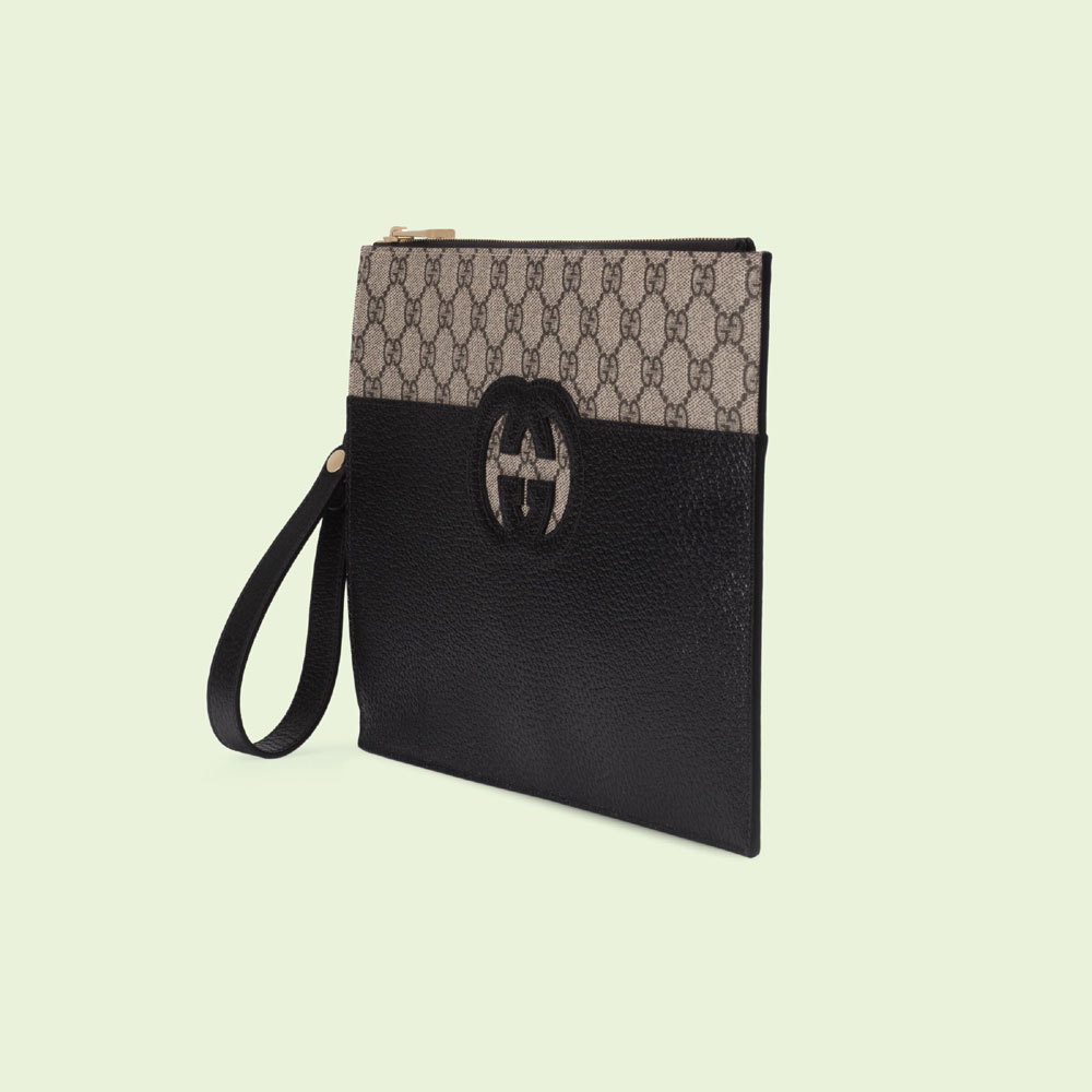 Gucci Pouch with cut-out Interlocking G 723320 K9GSG 9769: Image 2