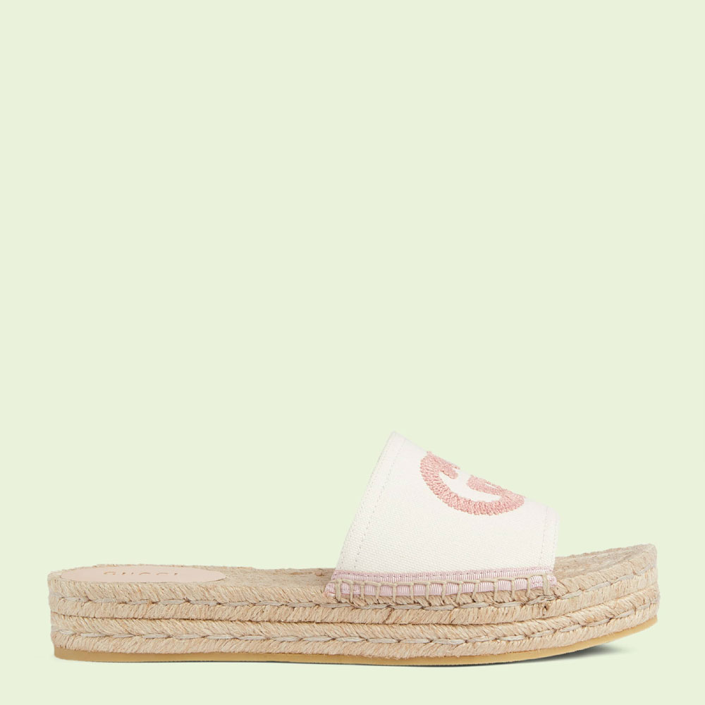 Gucci espadrille slide Interlocking nbsp G 725832 KIFD0 9093: Image 1