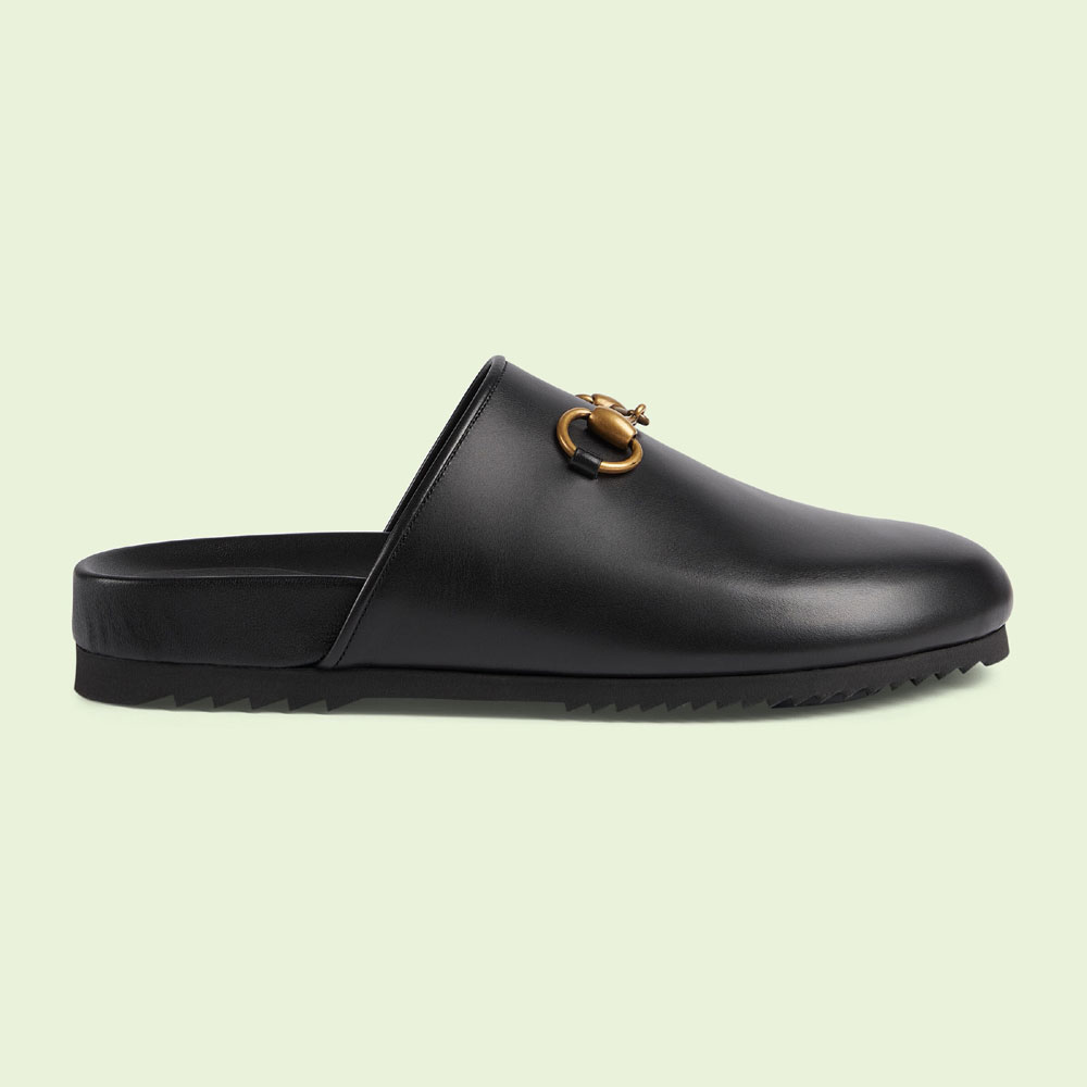 Gucci Horsebit slipper 749752 1W600 1000: Image 1