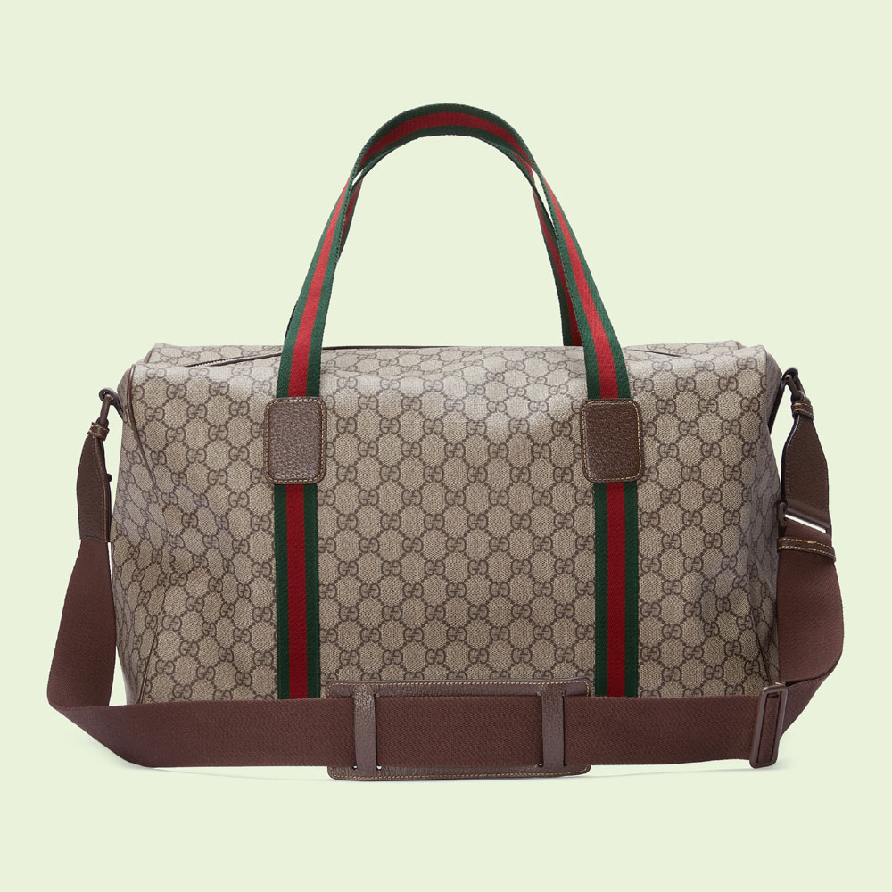 Gucci Large duffle bag with Web 758664 FACK7 9768: Image 3