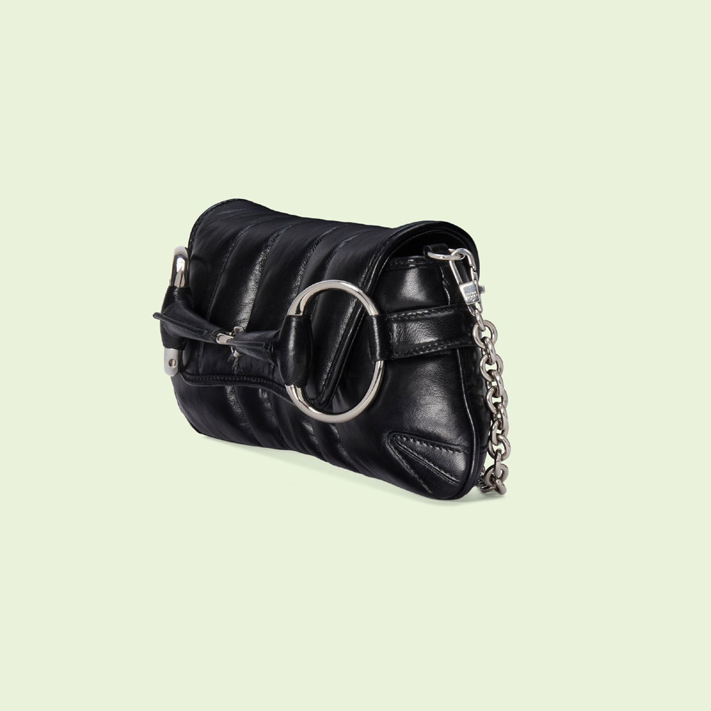 Gucci Horsebit Chain small bag 764339 AACU1 1000: Image 2