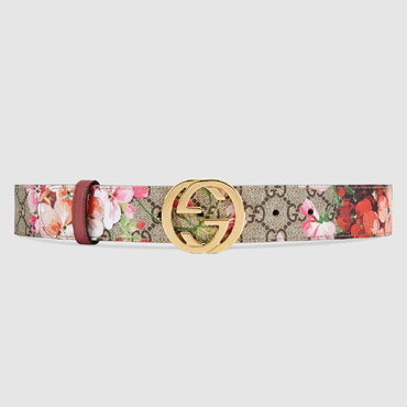 Gucci GG Blooms belt 370543 KU2IG 8693