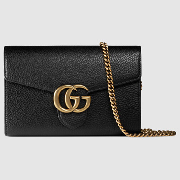 Gucci GG Marmont leather mini chain bag 401232 A7M0T 1000