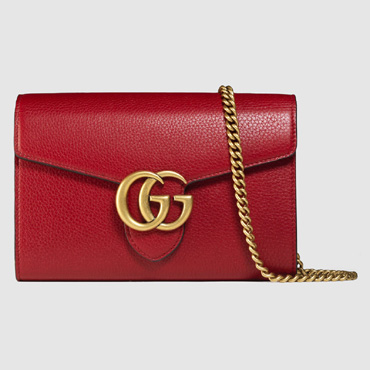 Gucci GG Marmont leather mini chain bag 401232 A7M0T 6339