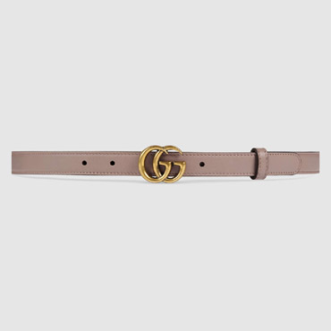 Gucci Leather belt with Double G buckle 409417 AP00T 5729