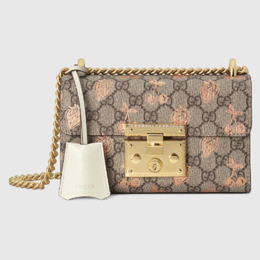 Gucci Padlock small berry shoulder bag 409487 UM6AG 8295