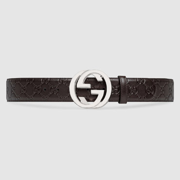 Gucci Signature leather belt 411924 CWC1N 2140