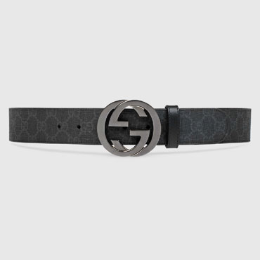 Gucci GG Supreme belt with G buckle 411924 KGDHV 1078