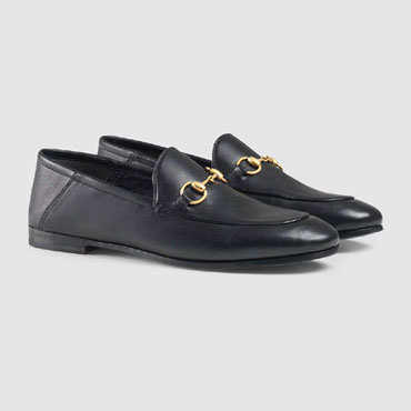 Gucci Brixton leather Horsebit loafer 414998 DLC00 1000