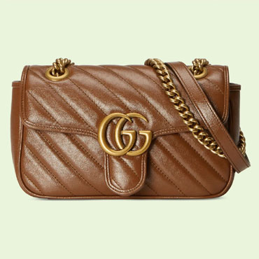 Gucci GG Marmont mini matelasse shoulder bag 446744 0OLFT 2535