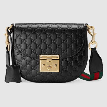 Padlock Gucci Signature leather shoulder bag 453189 CWCLG 1060