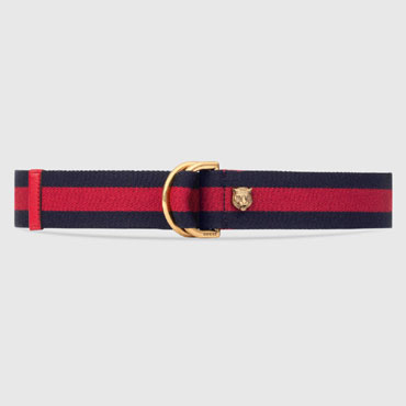 Gucci Web belt with D-ring 453271 H17JT 8480