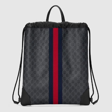 Gucci Soft GG Supreme drawstring backpack 473872 9IK8N 1071