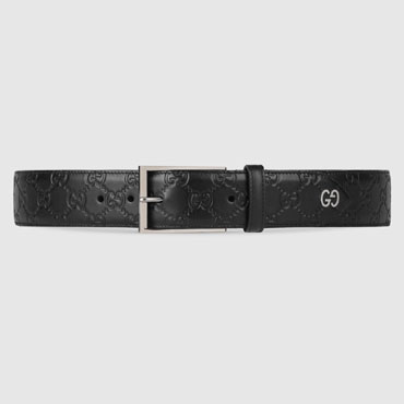 Gucci Signature belt with GG detail 474311 CWC1N 1000