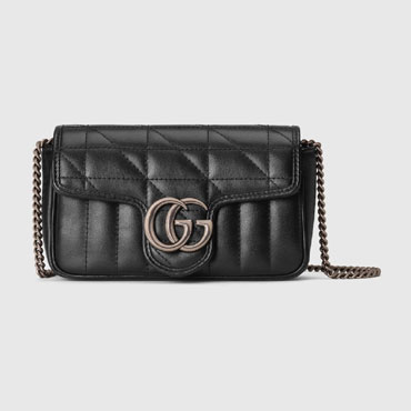 Gucci GG Marmont super mini bag 476433 DTD5N 1000