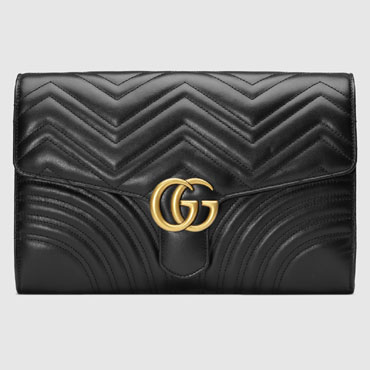 Gucci GG Marmont matelasse clutch 498079 DTDIT 1000