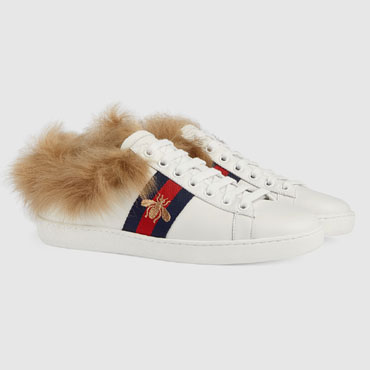 Gucci Ace sneaker with wool 498199 0FI50 9096