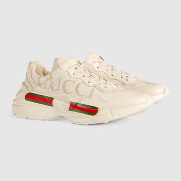 Rhyton Gucci logo leather sneaker 500877 DRW00 9522