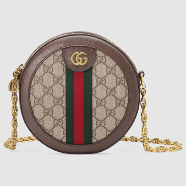 Gucci Ophidia mini GG round shoulder bag 550618 96I3B 8745