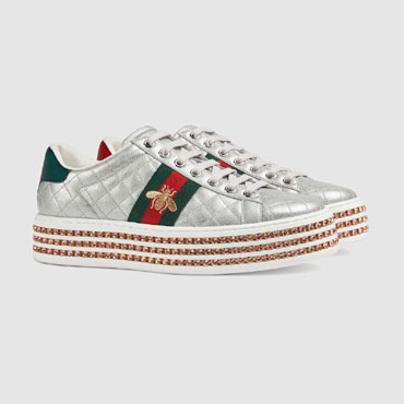 Gucci Ace sneaker with crystals 557878 0V630 8193