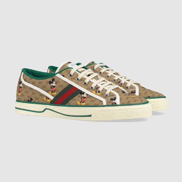 Mens Disney x Gucci Tennis 1977 sneaker 606111 H0T10 8530