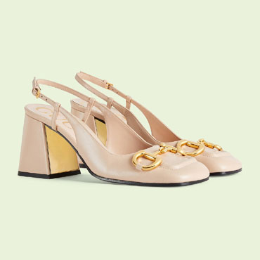 Gucci mid-heel slingback with Horsebit 643892 C9D00 6705