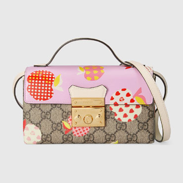 Gucci Les Pommes Padlock mini bag 652683 UC9BG 5868