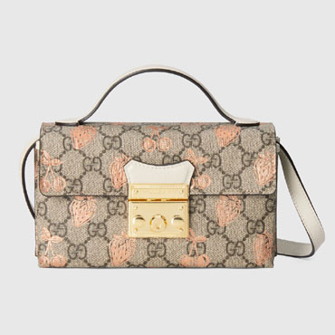 Gucci Padlock berry print mini bag 652683 UM6AG 8295