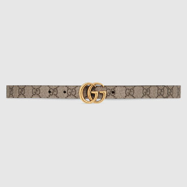 Gucci GG Marmont reversible thin belt 659418 92TIC 8358