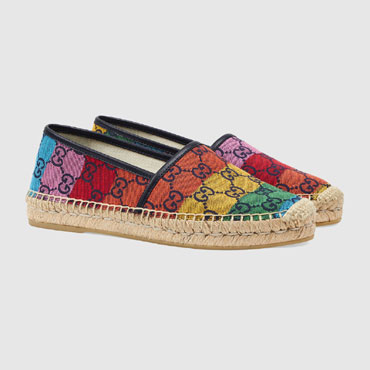 Gucci GG Multicolor espadrille 663674 2U010 4680