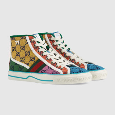 Gucci Tennis 1977 GG Multicolor high top 663679 2UZ60 4275