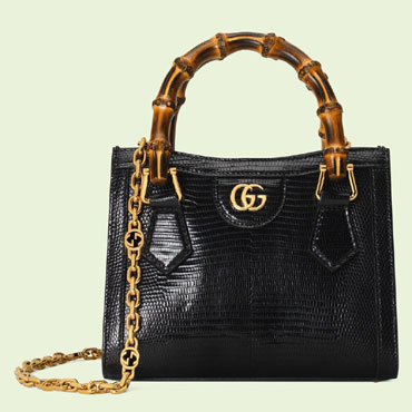 Gucci Diana lizard mini bag 675800 LUZ0G 1000