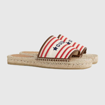 Gucci espadrille slide sandal 692969 F6LZ0 9098