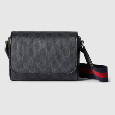 Gucci GG Super Mini Bag In Black 791741 FADJA 1042